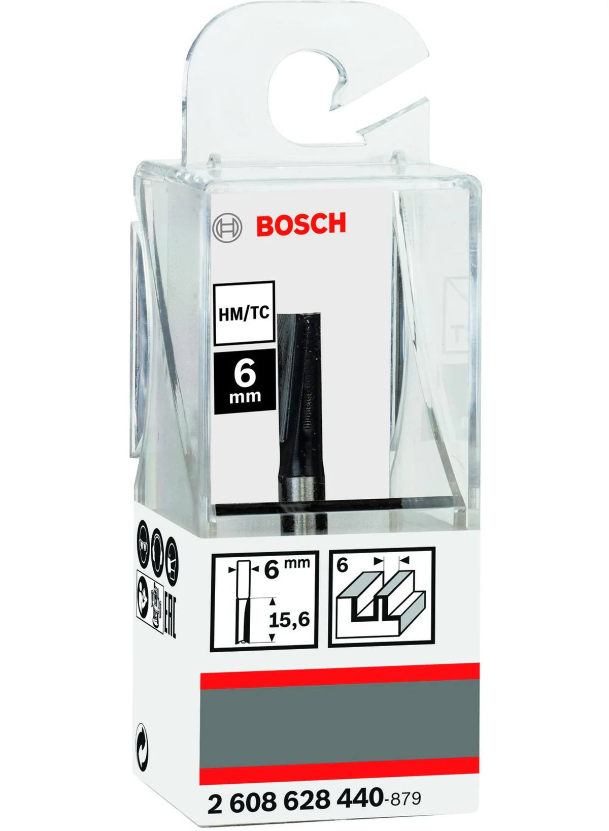 Bosch Router Straight Bit – 8mm (2608628438)