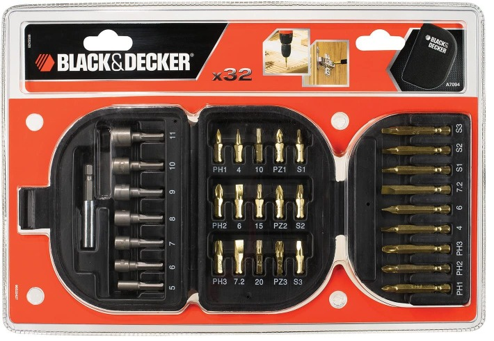 Black and Decker 32pcs Screwdriver Set A7094-XJ