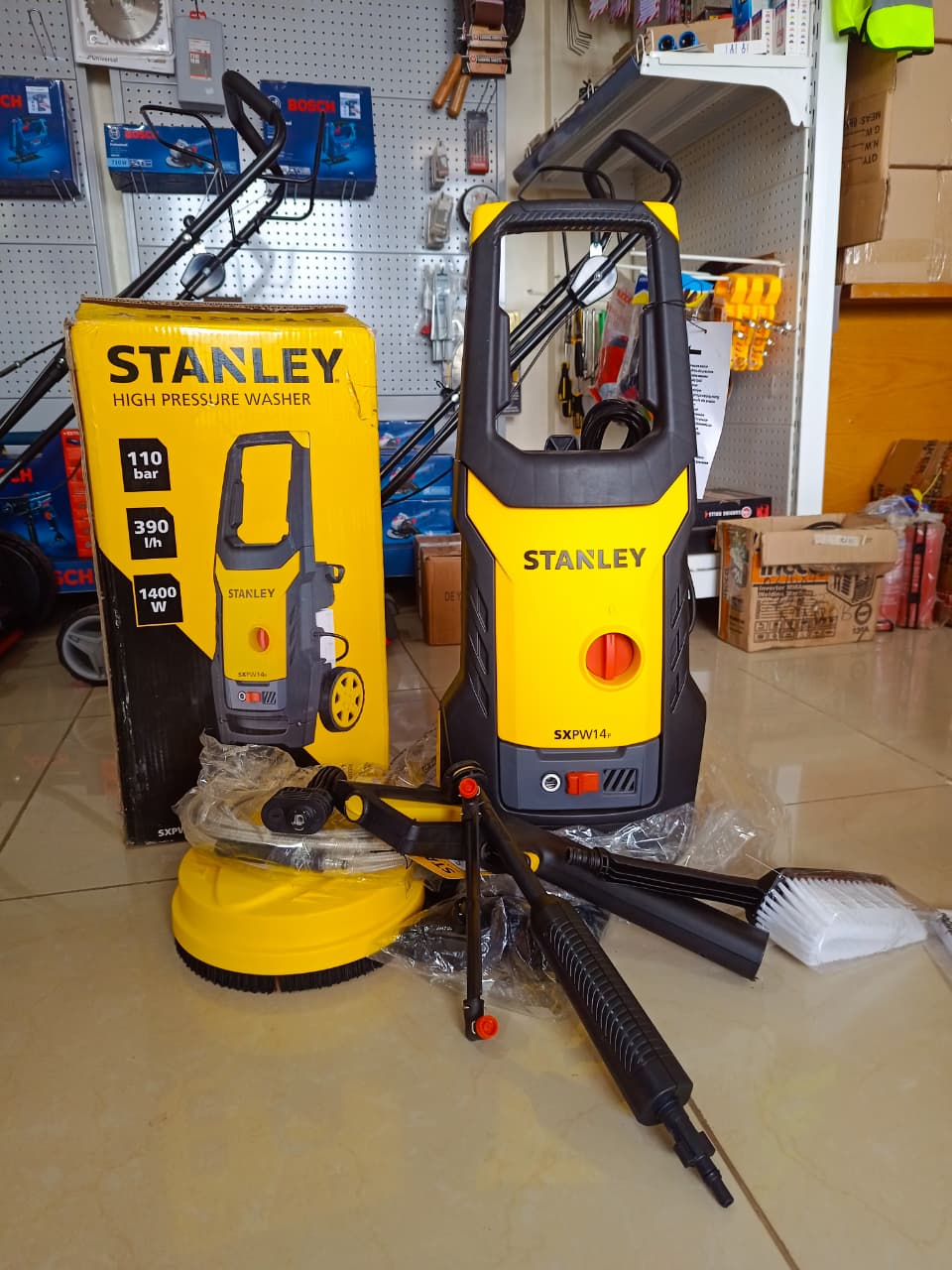 Stanley Pressure Washer 110BAR 1400W SXPW14PE