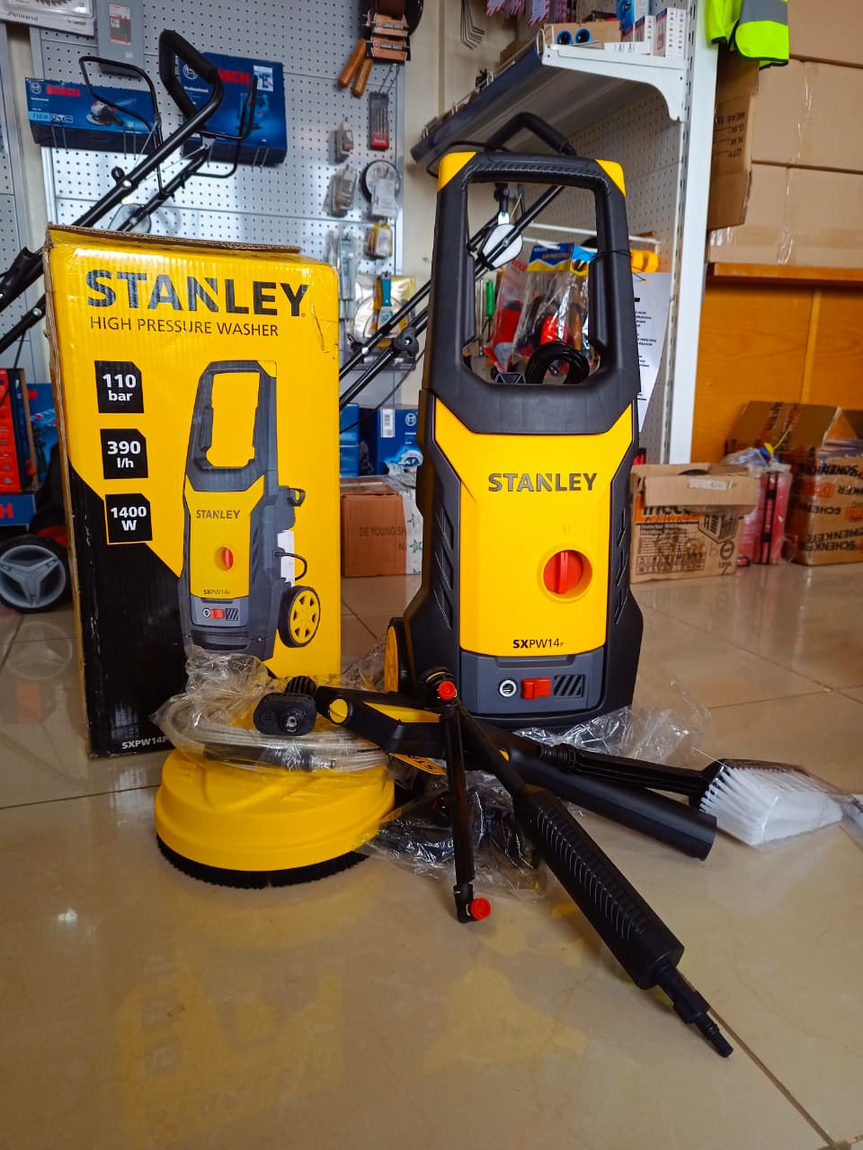 Stanley Pressure Washer 110BAR 1400W SXPW14PE