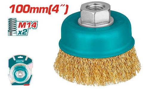 TAC31041 Wire Cup Brush 100mm (4") M14X2