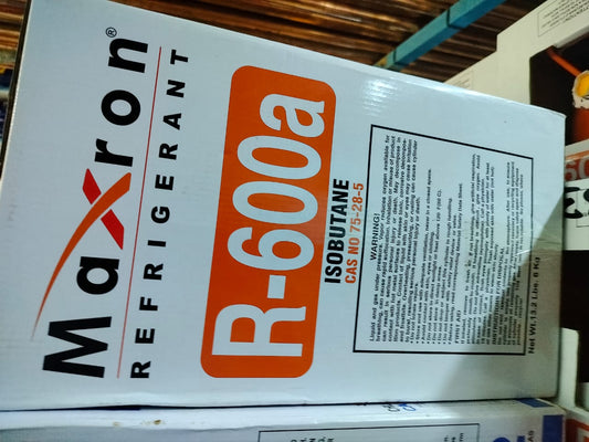 Refrigerant R600a (Isobutane) – 1kg Cylinder (w/ Empty Cylinder + Repair Putty