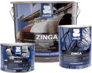 Zinga Galvanising System Paint (1KG, 2KG, 5KG, 10KG, 25KG, Solvent 1Ltr, Solvent 5Ltr)