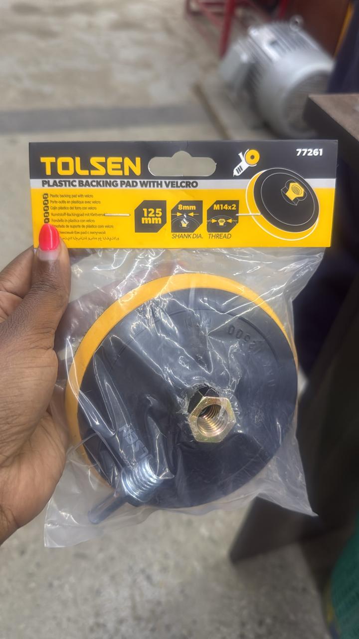 Tolsen Backing Pad with Velcro 5'' - 125MM