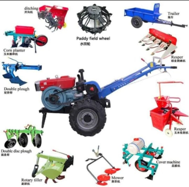 Primo Walking Tractor 16HP Air Cooled - Diesel