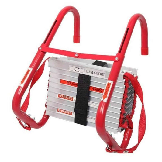 Emergency Escape Ladder 30Ft (9M) Aluminium – Max Load 450kg