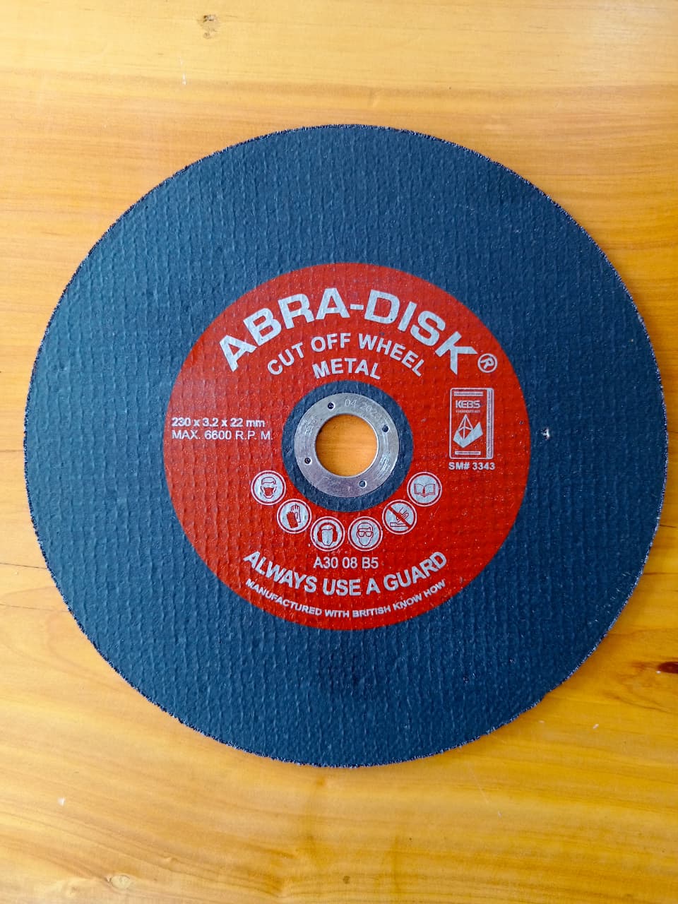 Abra-Disk 9" Metal Cut Off Wheel 230 x 3.2 x 22mm
