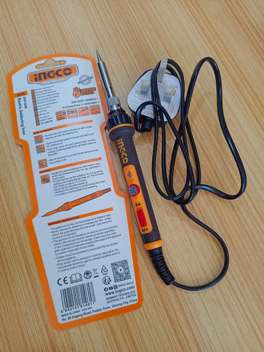INGCO 90W Adjustable Temperature Electric Soldering Iron SI01608