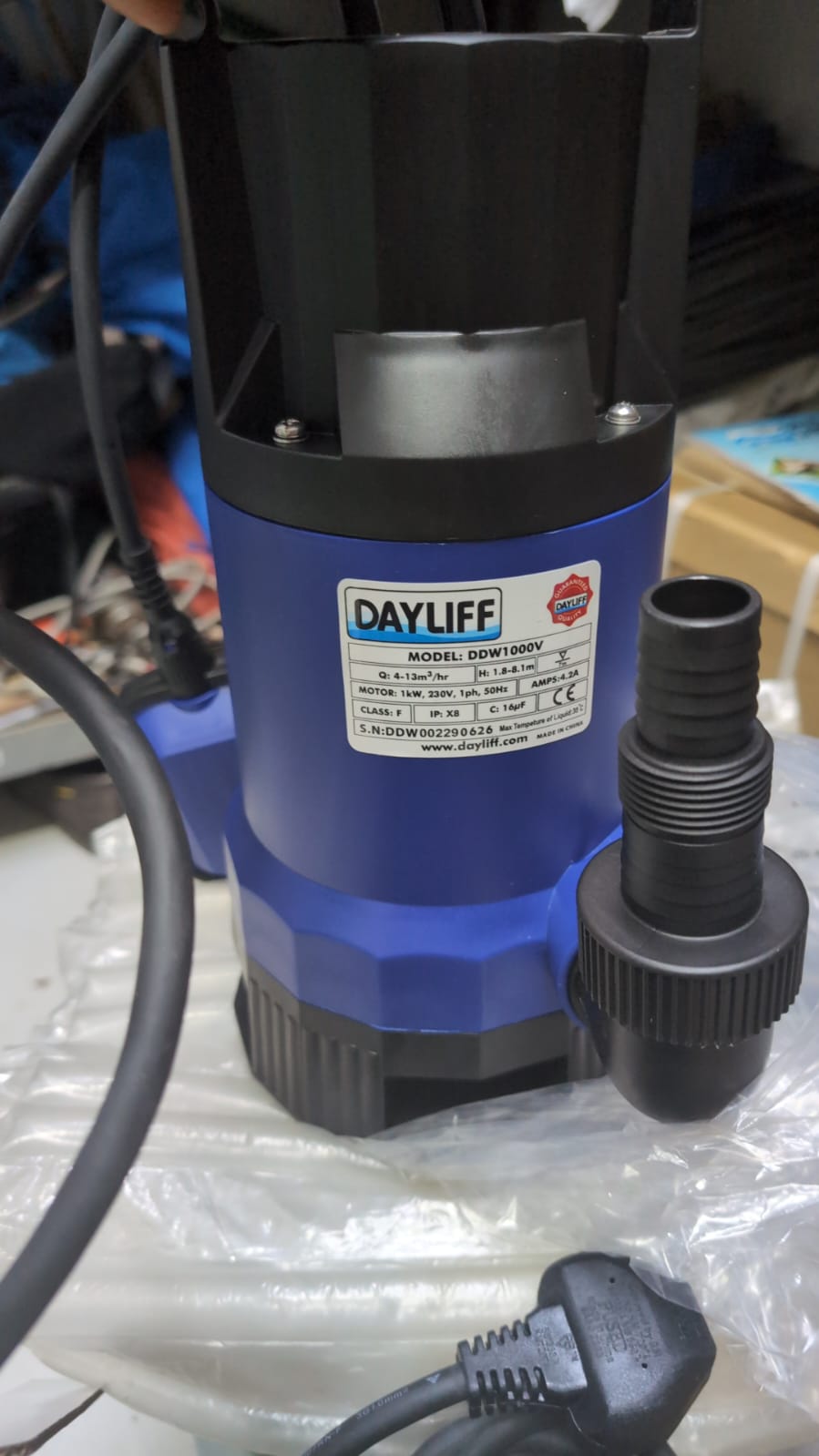 Dayliff DDW1000V 1.0kW Drainage Pump
