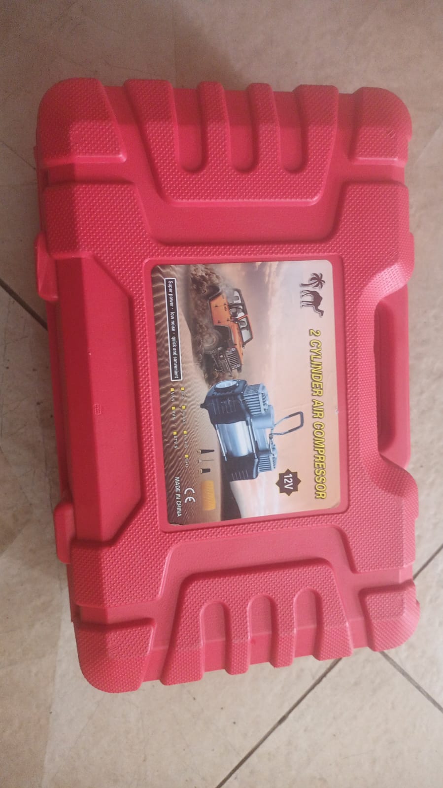 Portable 2 Cylinder Air Compressor 12V DC