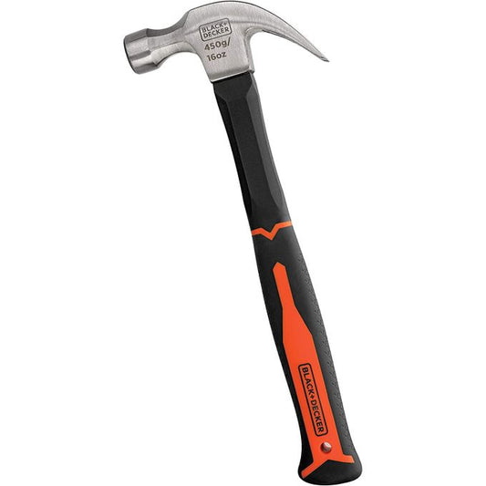 Black N Decker Claw Hammer F/G 16OZ BDHT51396