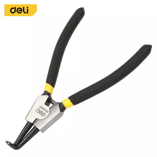 Deli 7'' External Bent Circlip Pliers EDL104307