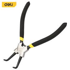 Deli 7'' Internal Bent Circlip Pliers EDL104207