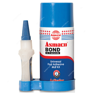Asmaco Adhesive bond mdf kit (300ml activator& caynoacrylate glue)