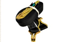 Cargo Lashing Belt 2'' x 3m x 3T - ratchet buckle close-up