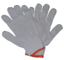 Knitted Cotton Gloves - Plain Work Gloves
