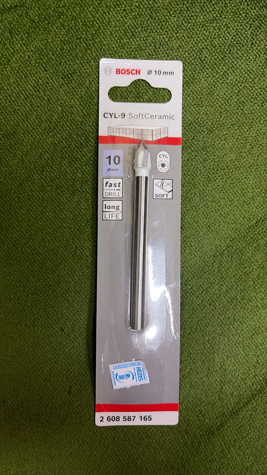 Bosch CYL-9 Soft Ceramic Drillbit 10mm