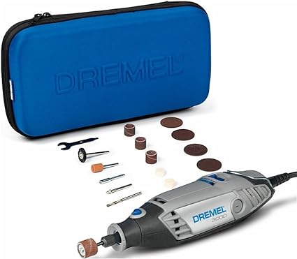 Dremel 3000 Rotary Tool 130 W, Multi Tool Kit with 15 Acessories, Variable Speed 10.000-33.000 RPM