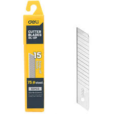 Deli 18*100mm Utility Knife Blades 10PC Set EDL-DP