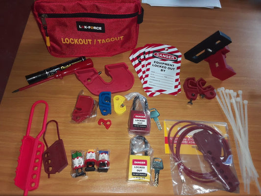 ELECTRICIAN WAIST POUCH KIT LOTO - 1508-EWP02