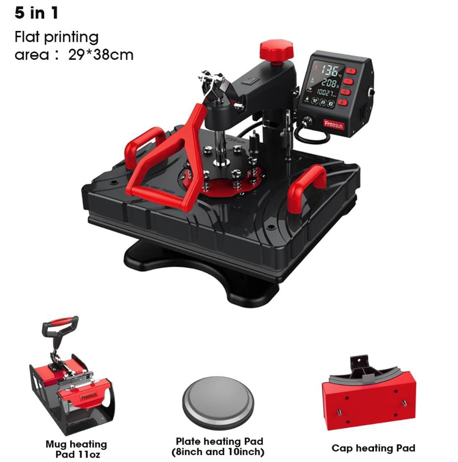 FreeSub 5 in 1 Heat Press Machine