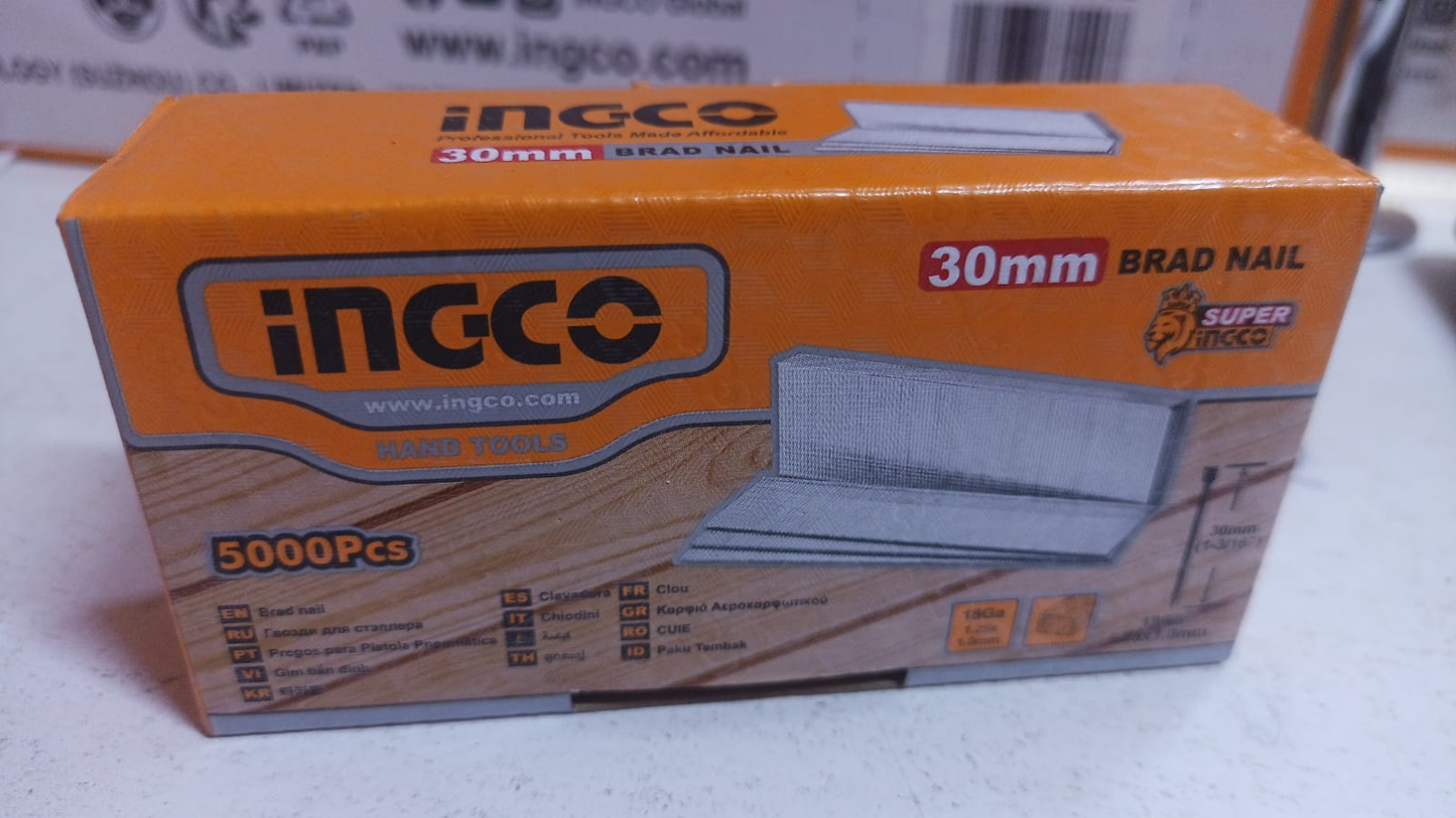 INGCO 30mm Brad Nail 5000pcs box