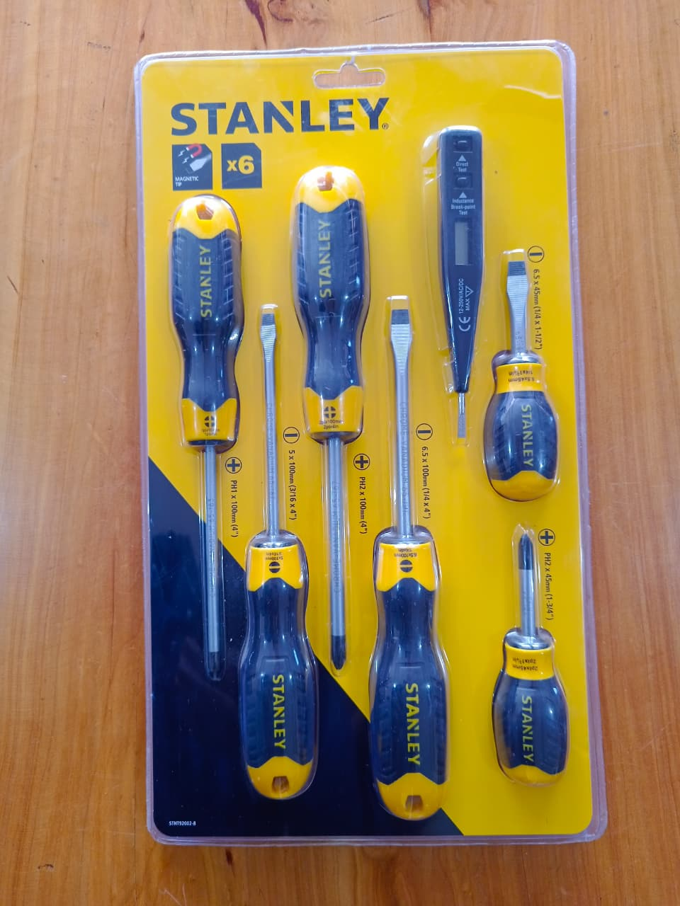 Stanley 6PC Screwdriver Set Cushion Grip