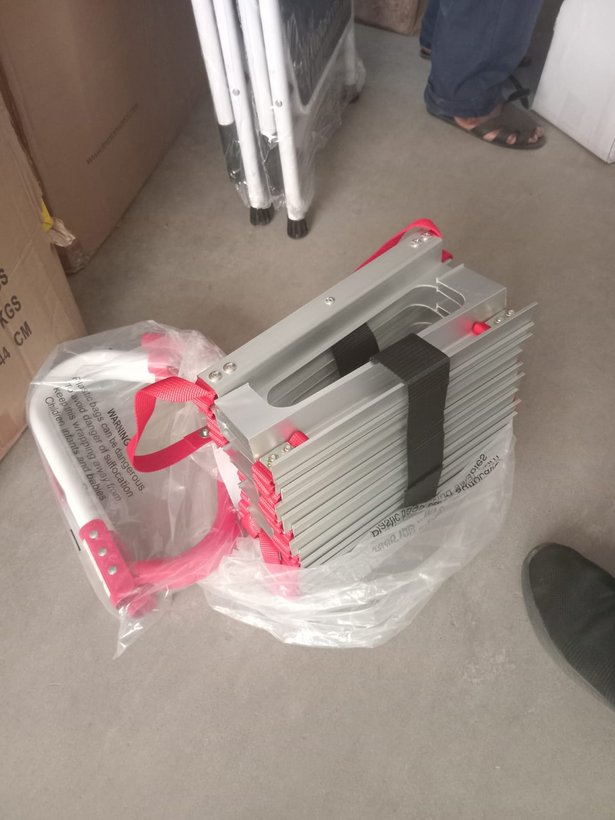 Emergency Escape Ladder 30Ft (9M) Aluminium – Max Load 450kg