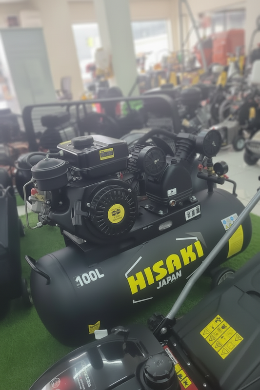 Hisaki HK8100D 100L Diesel Powered Air Compressor 8.5HP