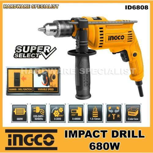 Ingco Impact Drill 680W ID808-8
