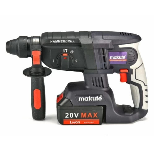 MAKUTE CORDLESS HAMMER DRILL 20V 26MM CHD001 - 1 Battery & Charger Included