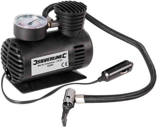 SILVERLINE AIR COMPRESSOR MINI 12V