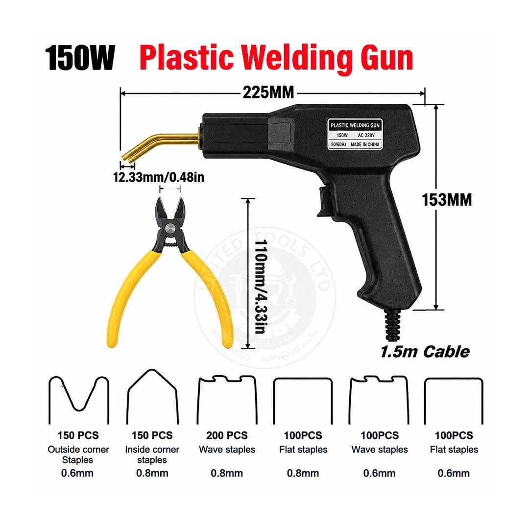Plastic Welding Machine 150W with 800 Repair Staples