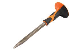 pointed chisel with shaft width 16 mm for repairing joints, exposing fixings, breakthroughs and treatment of stone