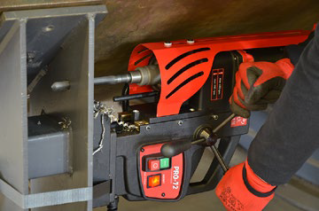 Promotech PRO-72T Track-Mounted Magnetic Drilling Machine