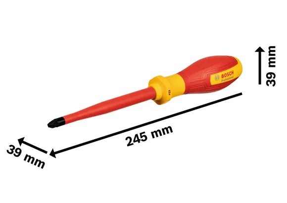 Bosch VDE Screwdriver PZ 3 x 125mm