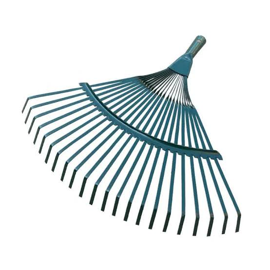 Fortune Turquoise Metal Leaf Rake 22 Teeth