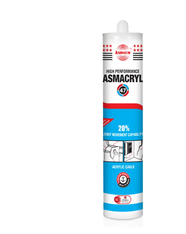Asmaco silicone sealant acrylic duct (white)