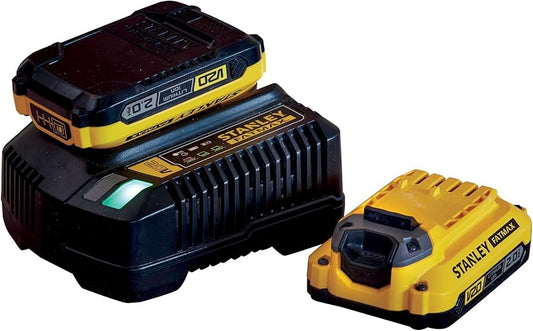 Stanley Cordless StarterKit 20V FATMAX 2AH SFMCB12D2-  GB