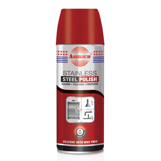 Asmaco spray stainless steel polish 450ml