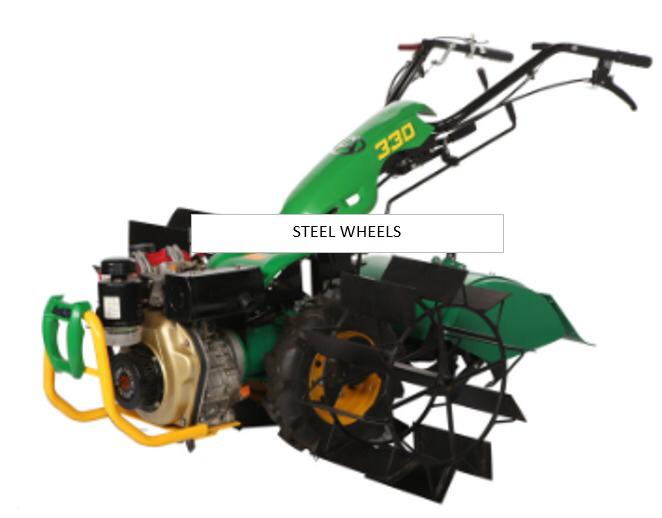 Honda BT330 Handheld Tractor & Accessories — Tiller, Reaper, Plow & More