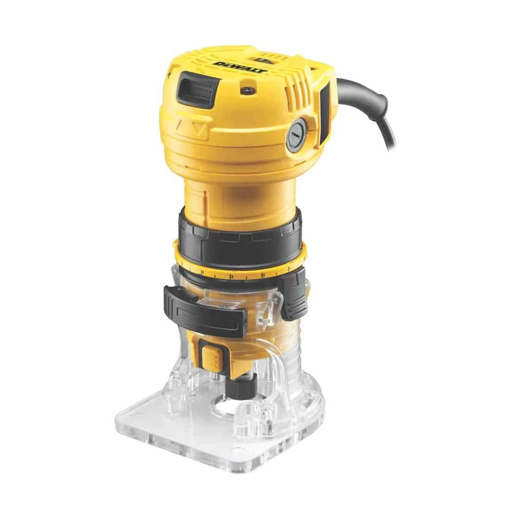 Dewalt 220V 1/4 In. Laminate Trimmer (6mm), 590W, 34000 rpm, Variable Speed DWE6005-GB