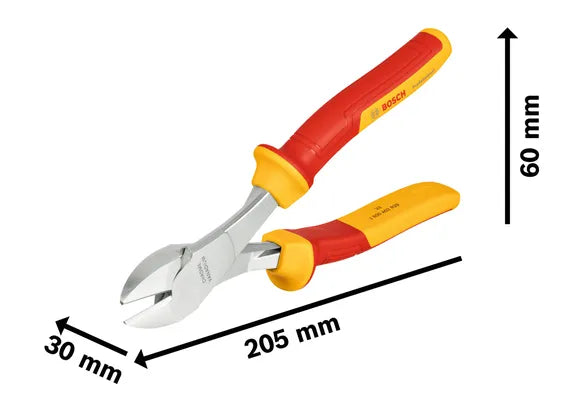 Bosch VDE High Leverage Diagonal Side Cutter 200mm