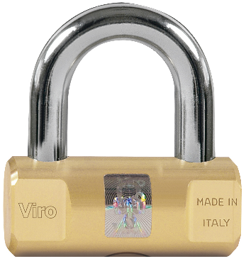 Viro quality padlock is made from materials that guarantee a long working life and meets every security requirement.