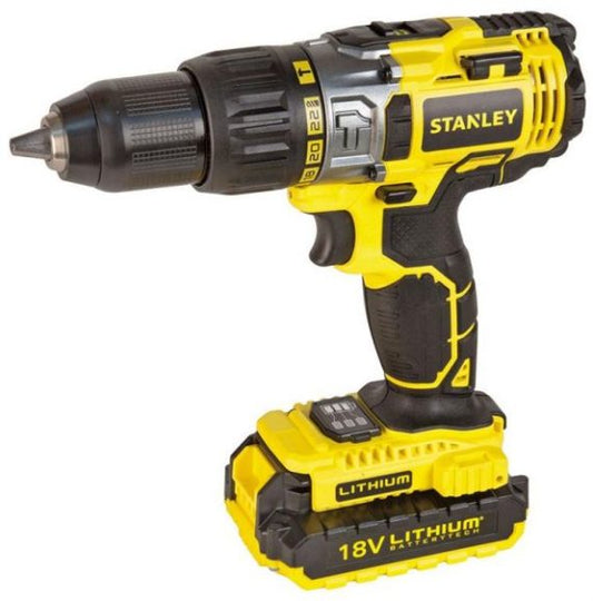 Stanley Cordless Hammer Drill 18.0V Code: STDC18LHBK