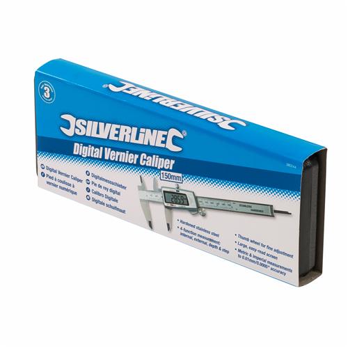 Silverline Digital Vernier Caliper 150mm