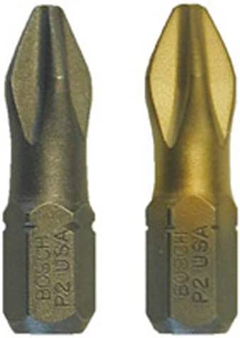 Bosch 10 pcs Double Ended Screwdriver Bit Set (Gold) PH2, 65mm