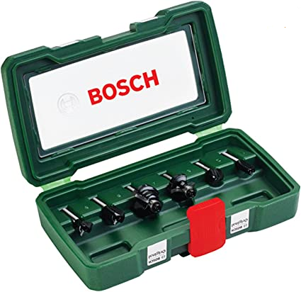 Bosch 6 pcs Router Bit Set (6mm)